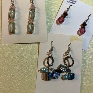 Elegant Multicolor Dangle Earrings